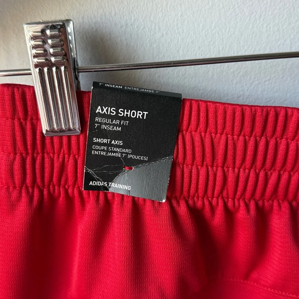 Adidas Men's Red Axis Shorts 7